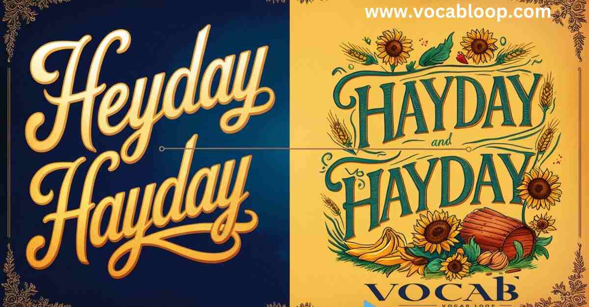 Heyday or Hayday – What’s the Difference?