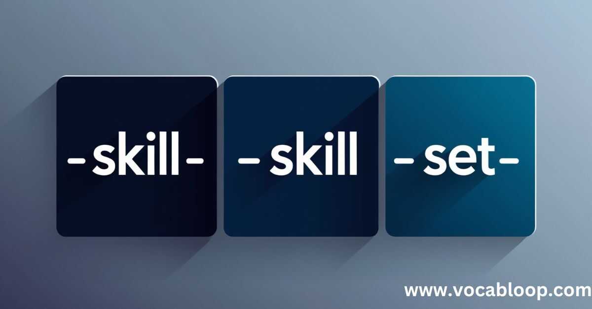 What is a "Skill Set"?