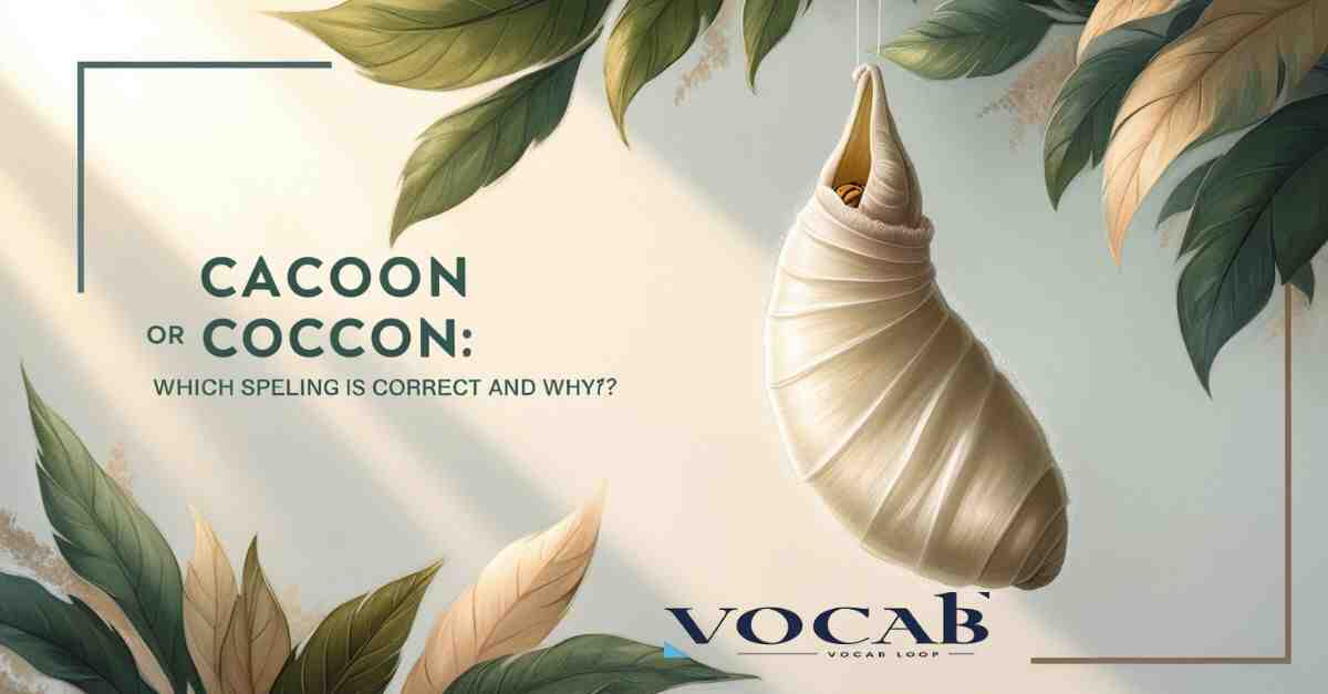 Cacoon or Cocoon Which Spelling is Correct and Why