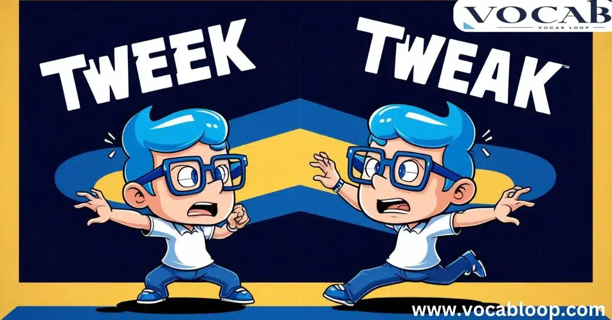 Tweek vs Tweak which is correct to use clarify the difference