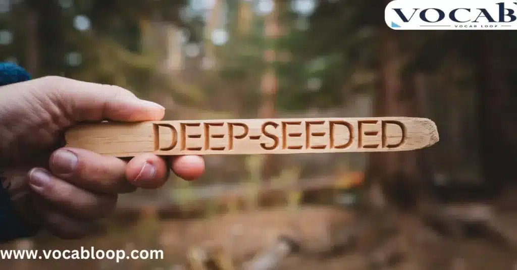 deep-seeded or deep-seated