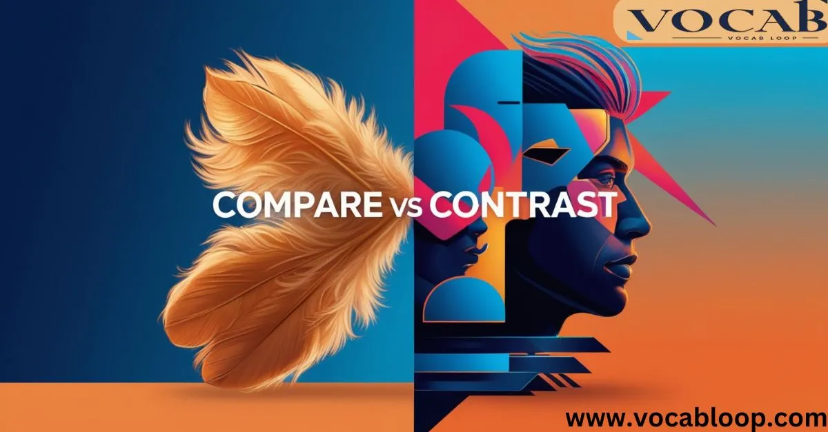 Compare vs Contrast Difference with meanings and examples