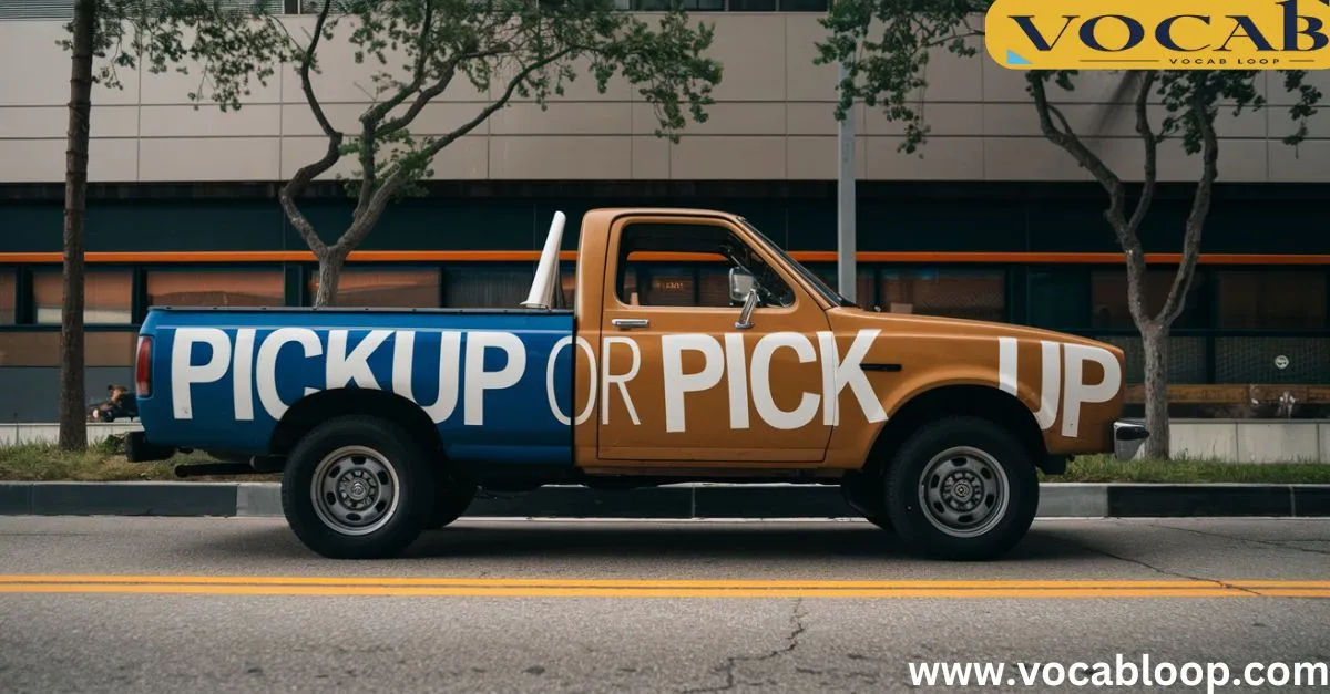 Origins of Pickup, Pick Up, or Pick-Up