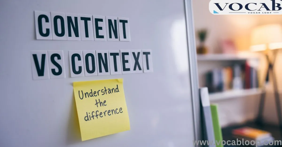 Trick to Remember the Difference Content vs Context