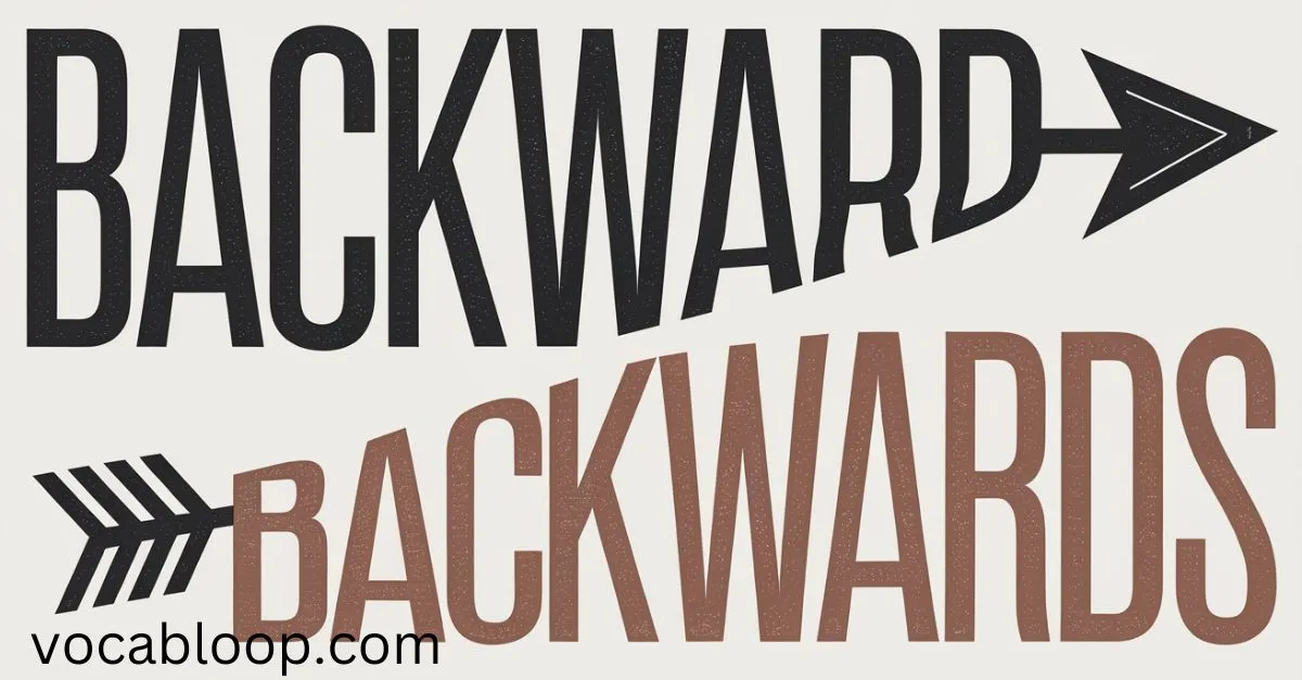 Backward vs Backwards as Parts of Speech