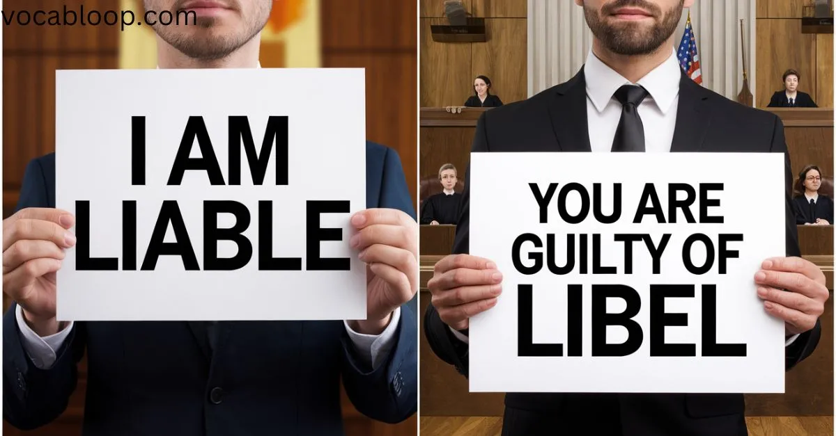 Liable vs Libel What's the Difference