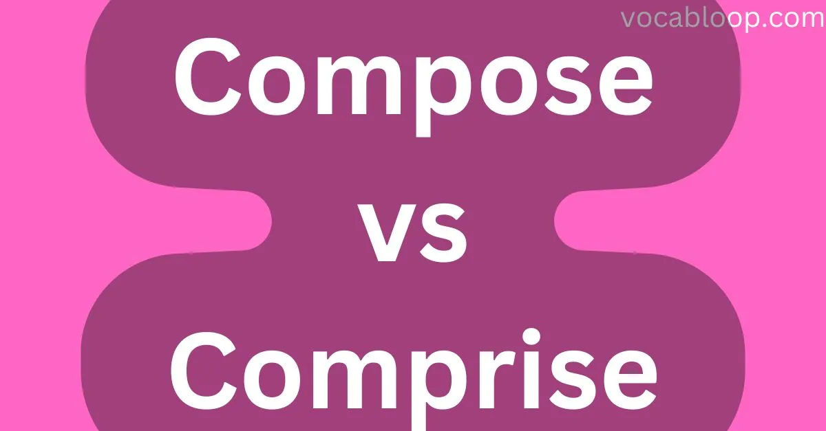 Origins of Compose vs Comprise