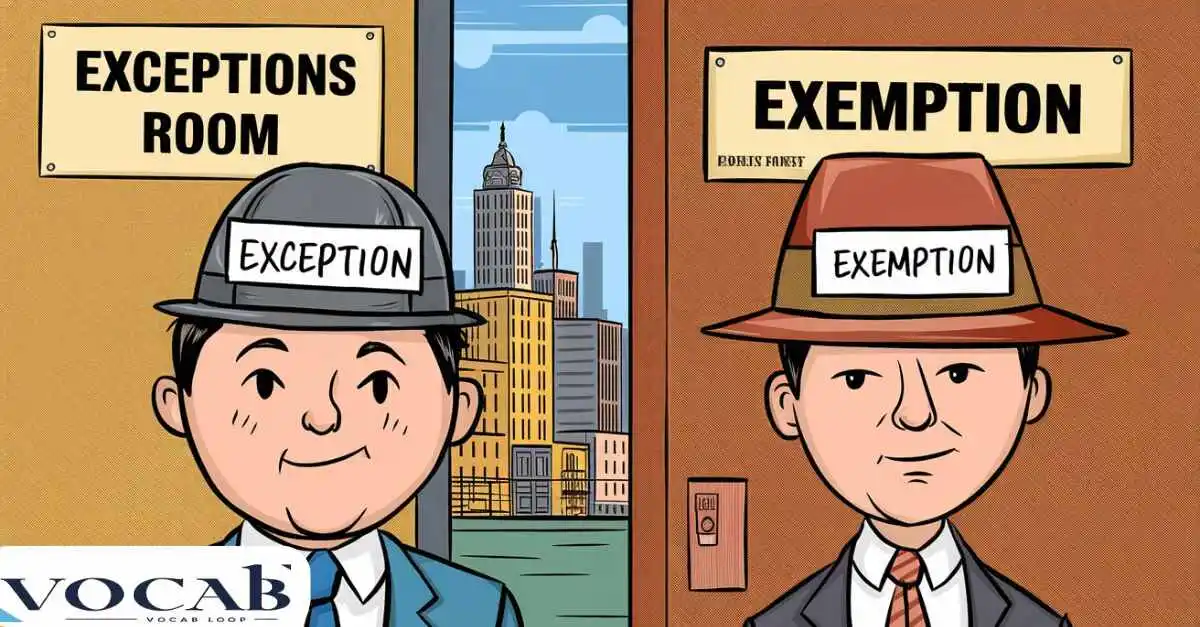 Pronunciation of Exception vs Exemption (2)