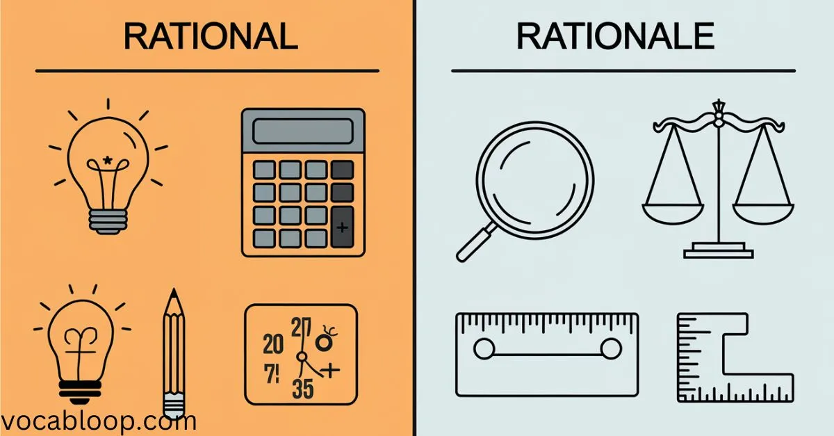 Pronunciation of Rational vs Rationale