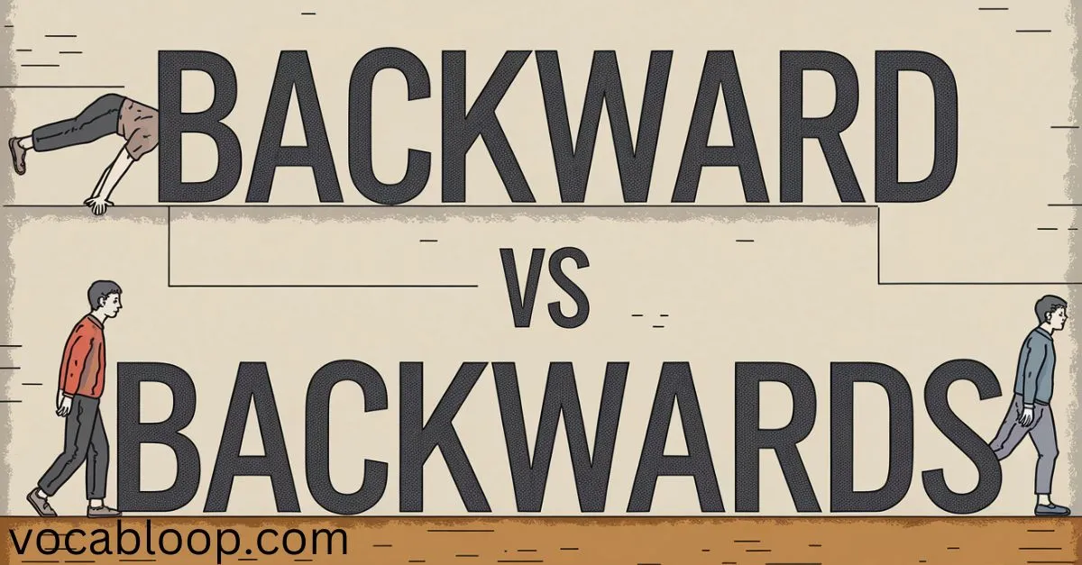 Trick to Remember the Difference Between Backward vs Backwards