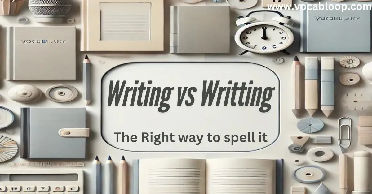 Writing or Writting Never Get Confused Again